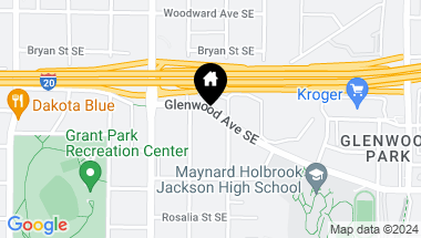 Map of 661 Glenwood Avenue SE, Atlanta GA, 30312