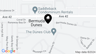 Map of 78920 Martinique Drive, Bermuda Dunes CA, 92203