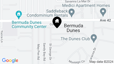 Map of 78690 Martinique Drive, Bermuda Dunes CA, 92203