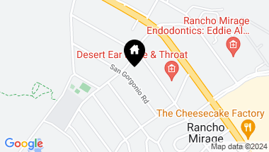 Map of 71466 San Gorgonio Road, Rancho Mirage CA, 92270