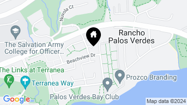 Map of 6404 Sealpoint Court, Rancho Palos Verdes CA, 90275