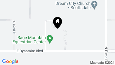 Map of 28475 N 84th Street, Scottsdale AZ, 85266