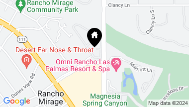 Map of 71968 Eleanora Lane, Rancho Mirage CA, 92270