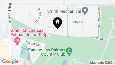 Map of 20 Clancy Lane Estates, Rancho Mirage CA, 92270