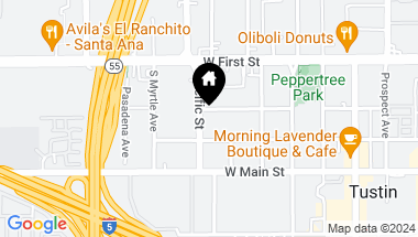 Map of 540 W 2nd Street, Tustin CA, 92780