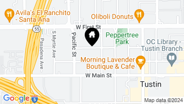 Map of 440 W 2nd Street, Tustin CA, 92780