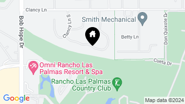 Map of 18 Clancy Lane Estates, Rancho Mirage CA, 92270