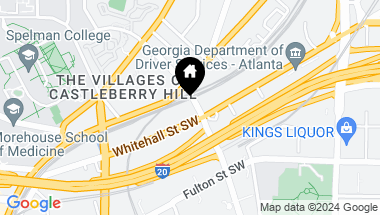 Map of 505 Whitehall Street SW Unit 205, Atlanta GA, 30303