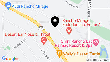 Map of 71735 San Jacinto Drive, Rancho Mirage CA, 92270