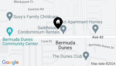 Map of 78650 Avenue 42 1606, Bermuda Dunes CA, 92203