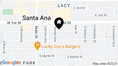 Map of 310 E Walnut Street, Santa Ana CA, 92701