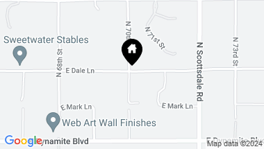 Map of 7013 E Dale Lane Unit: -, Scottsdale AZ, 85266