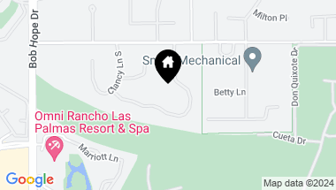 Map of 27 Clancy Lane Ests, Rancho Mirage CA, 92270