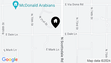 Map of 28634 N 71ST Street, Scottsdale AZ, 85266