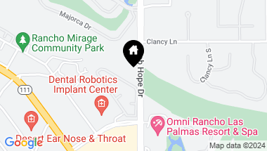 Map of 41511 Bob Hope Drive, Rancho Mirage CA, 92270