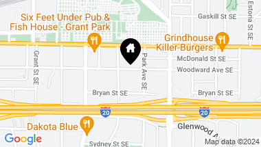 Map of 517 Woodward Avenue SE, Atlanta GA, 30312