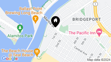Map of 215 1st Street, Seal Beach CA, 90740