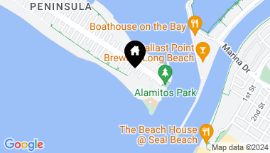 Map of 6919 E Seaside Walk, Long Beach CA, 90803