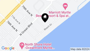 Map of 202 79th Ave. N, Myrtle Beach SC, 29572