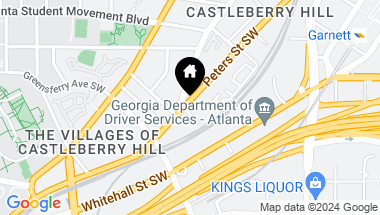 Map of 322 Peters Street SW Unit 5, Atlanta GA, 30313
