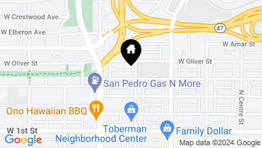 Map of 608 W O'Farrell Street, San Pedro CA, 90731