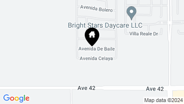 Map of 81605 Avenida De Baile, Indio CA, 92203