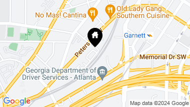 Map of 244 Castleberry Station Drive SW, Atlanta GA, 30313