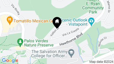 Map of 6904 Vallon Drive, Rancho Palos Verdes CA, 90275
