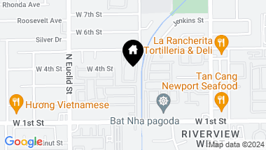 Map of 4830 W 5th Street E, Santa Ana CA, 92703