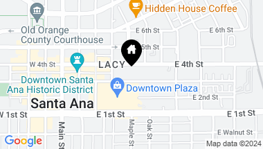 Map of 450 E 4th Street 231, Santa Ana CA, 92701