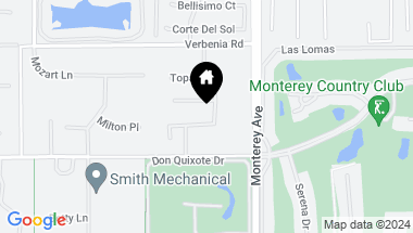 Map of 16 Sapphire Lane, Rancho Mirage CA, 92270