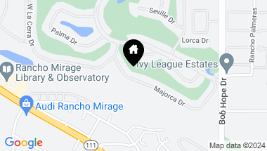 Map of 55 Majorca Drive, Rancho Mirage CA, 92270