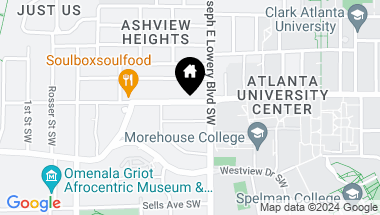 Map of 942 Fair Street SW, Atlanta GA, 30314