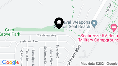 Map of 1701 Crestview Avenue, Seal Beach CA, 90740