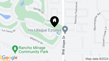 Map of 91 Sunrise Drive, Rancho Mirage CA, 92270