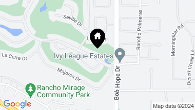 Map of 88 Sunrise Drive, Rancho Mirage CA, 92270