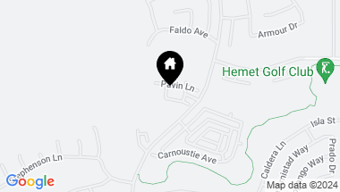 Map of 258 Stricker Lane, Hemet CA, 92545