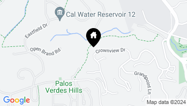 Map of 0 Crownview Drive, Rancho Palos Verdes CA, 90275