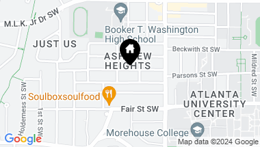 Map of 984 Parsons Street SW, Atlanta GA, 30314