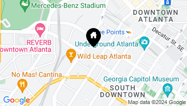 Map of 215 Mitchell Street SW Unit 10, Atlanta GA, 30303