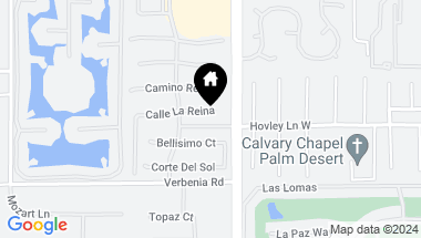 Map of 31 Calle La Reina, Rancho Mirage CA, 92270