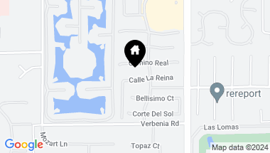 Map of 20 Calle La Reina, Rancho Mirage CA, 92270