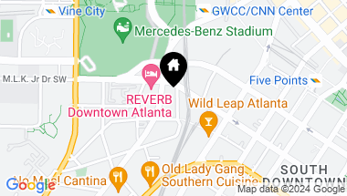 Map of 51 Elliott Street SW, Atlanta GA, 30313