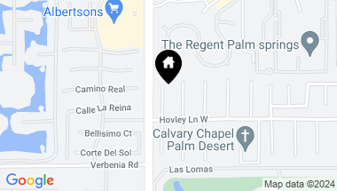 Map of 40620 Glenwood Lane, Palm Desert CA, 92260