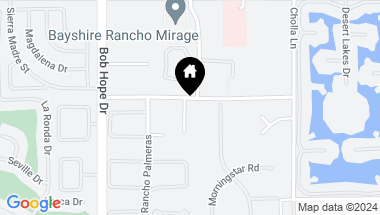 Map of 8 Desert Lark Circle, Rancho Mirage CA, 92270