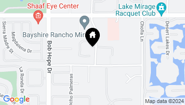 Map of 19 Dominion Court, Rancho Mirage CA, 92270