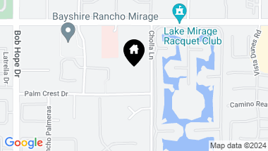 Map of 40315 Cholla Lane, Rancho Mirage CA, 92270
