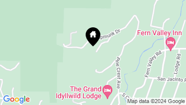 Map of 54560 Craghill Drive, Idyllwild CA, 92549