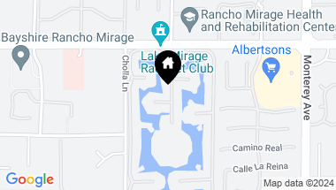 Map of 210 Desert Lakes DR, Rancho Mirage CA, 92270