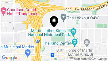 Map of 349 Irwin Street NE, Atlanta GA, 30312